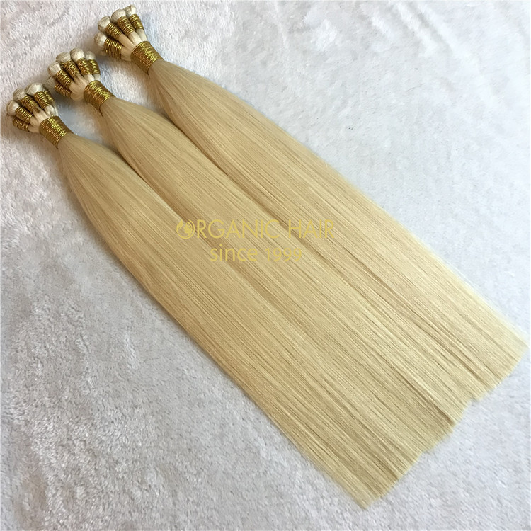 #60 Hand tied Layered weft-can not be cut  A116